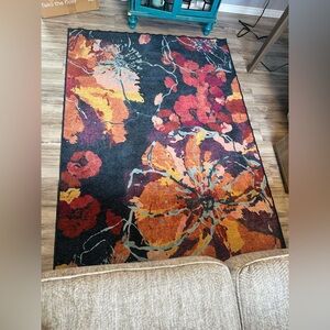 RUGGABLE - 5x7 Watercolor Floral Rug